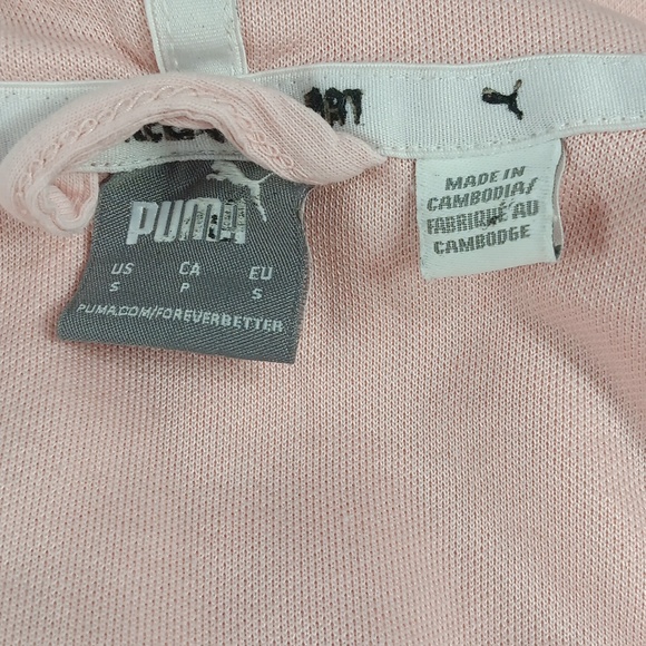 Puma  Soft Pink Full Zip-Up Hoodie - Picture 5 of 7